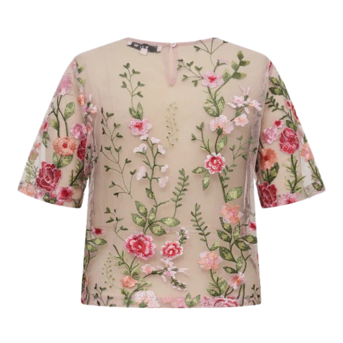 Fuschia Blouse - Rose/Red