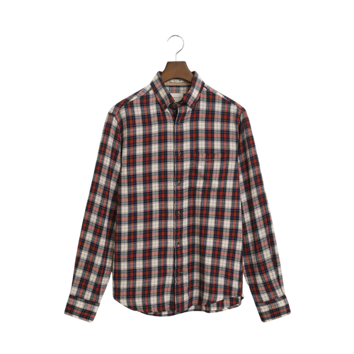 Gant WINDBLOWN FLANNEL CHECK SHIRT - MODERN RUST