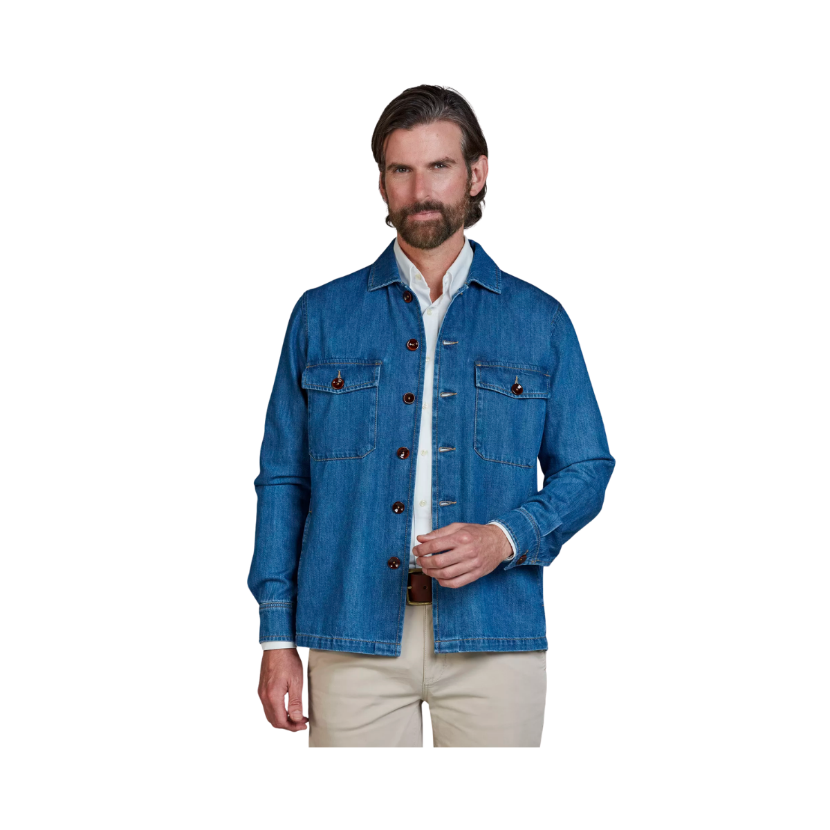 Denim Overshirt - Blue