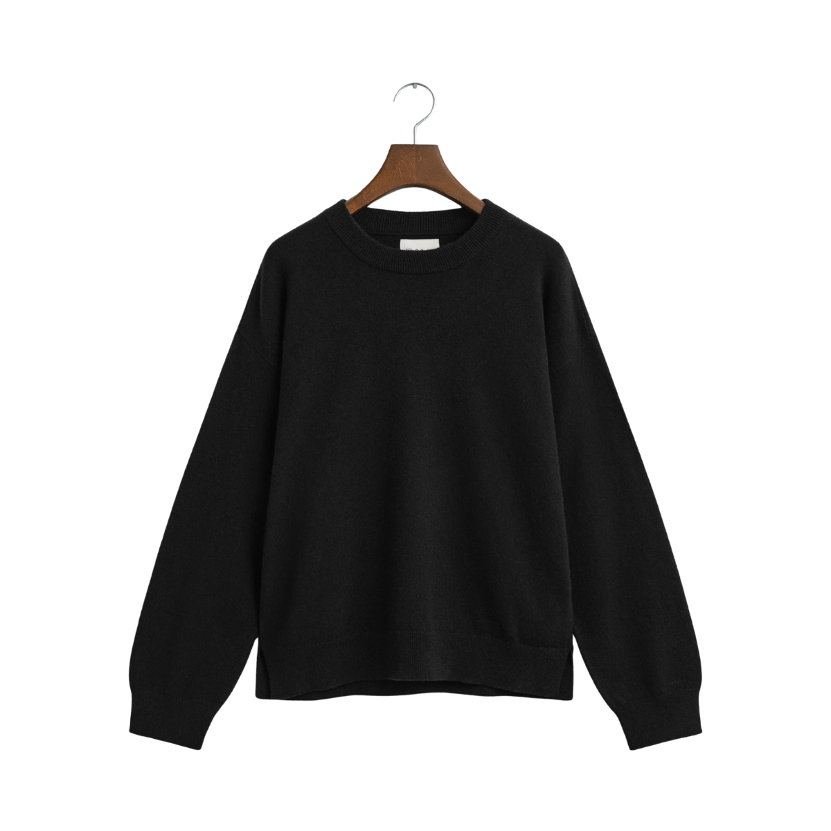 Superfine Lambswool C-Neck - Black