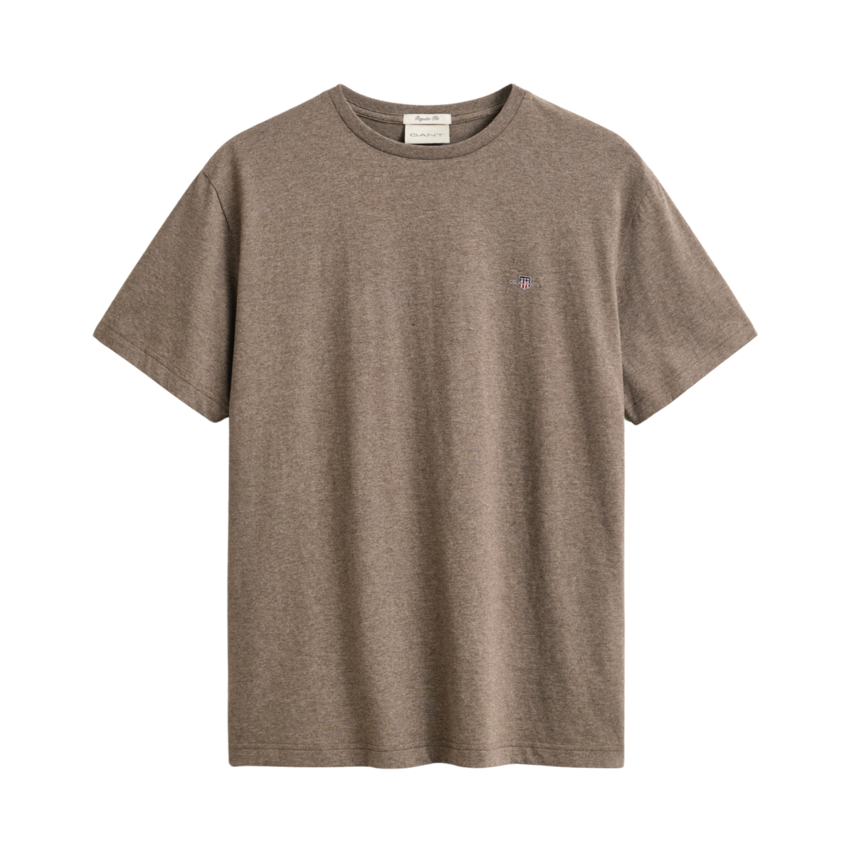 Shield SS T-Shirt - Dark Hazelnut Melange