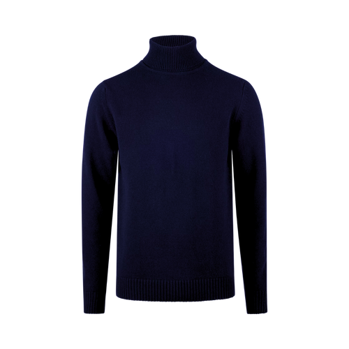 Stenströms SWEATER KNITTED ROLLNECK - NAVY