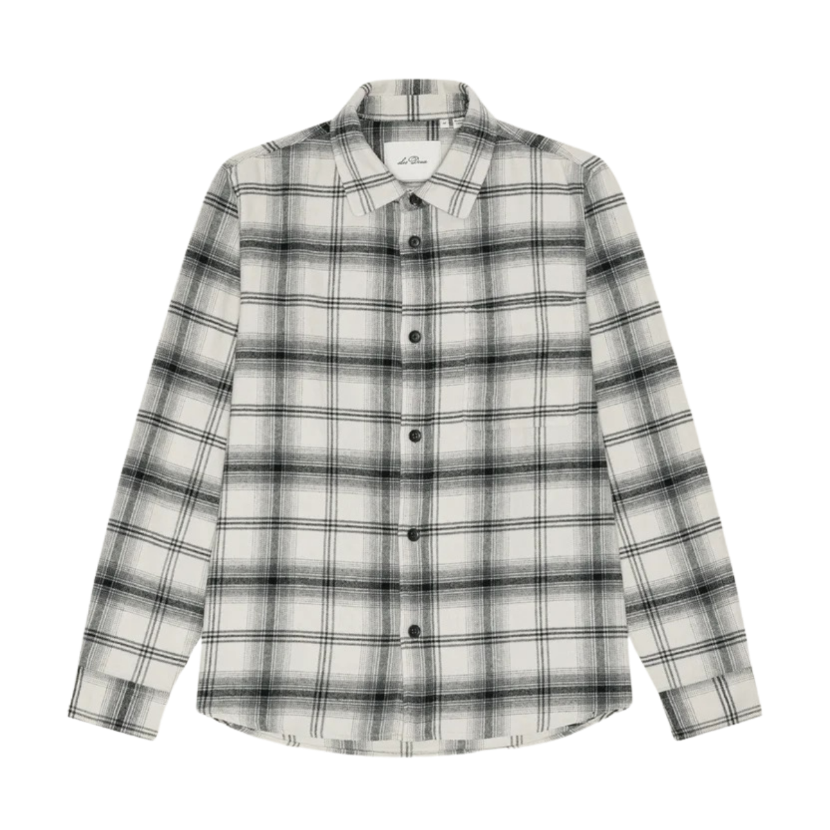 Check Overshirt - Black