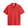 Shield SS Pique Polo - Rose Red