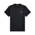 Knit T Shirt Sleep Top - Black