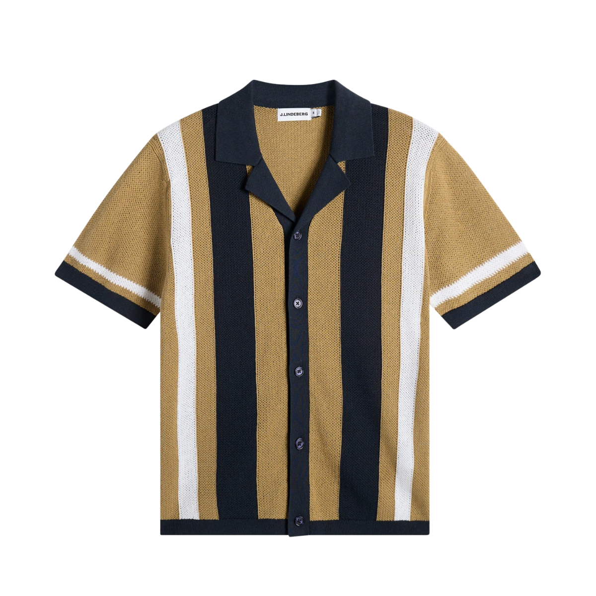 Remus Resort Collar Knit Polo - Kelp