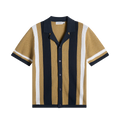 Remus Resort Collar Knit Polo - Kelp