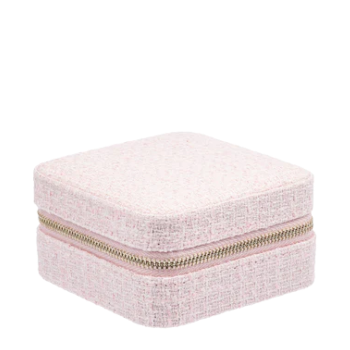 Tweed Jewellery Box Mini - Cotton Candy