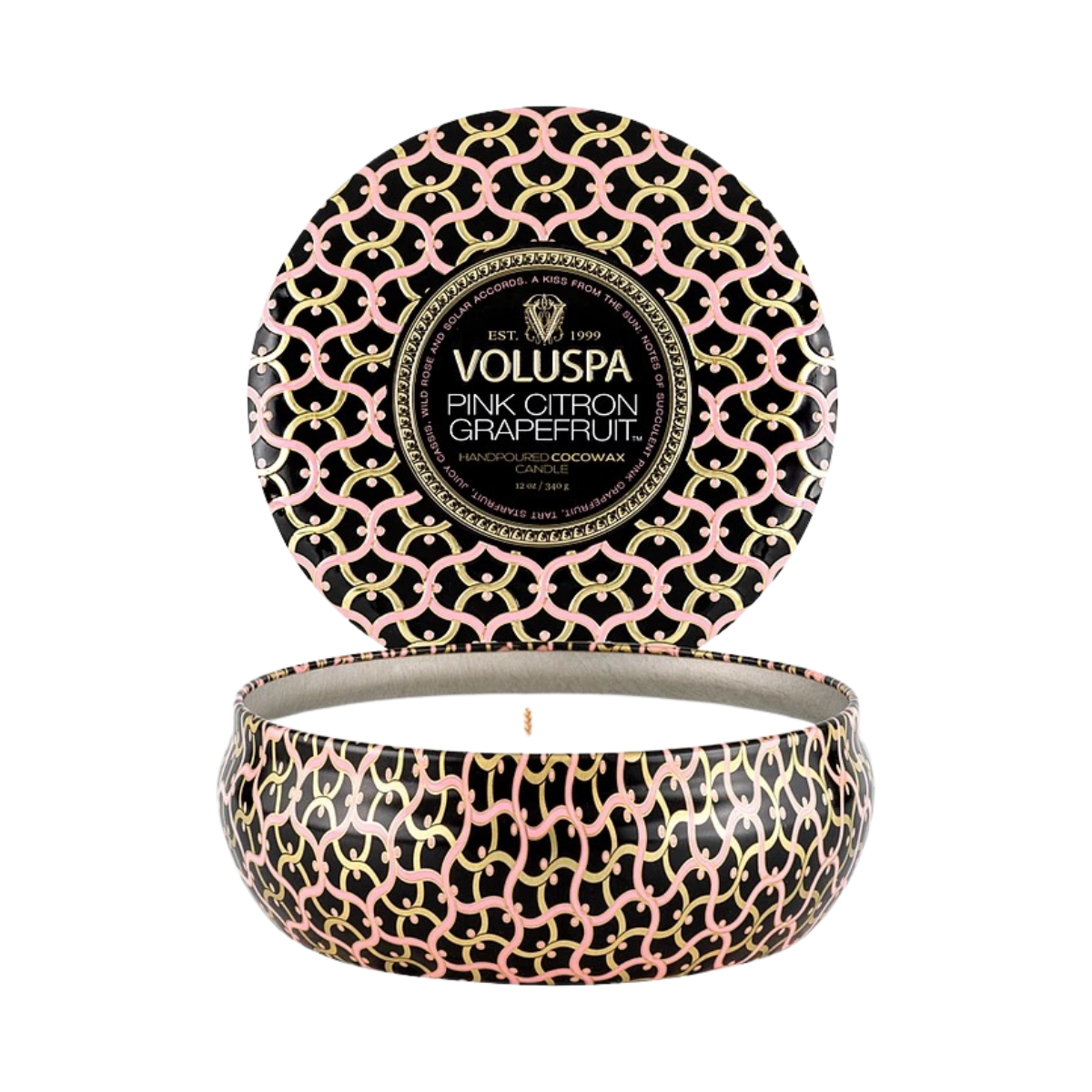 3 Wick Tin Candle - 5 Pink Citron Grapefruit