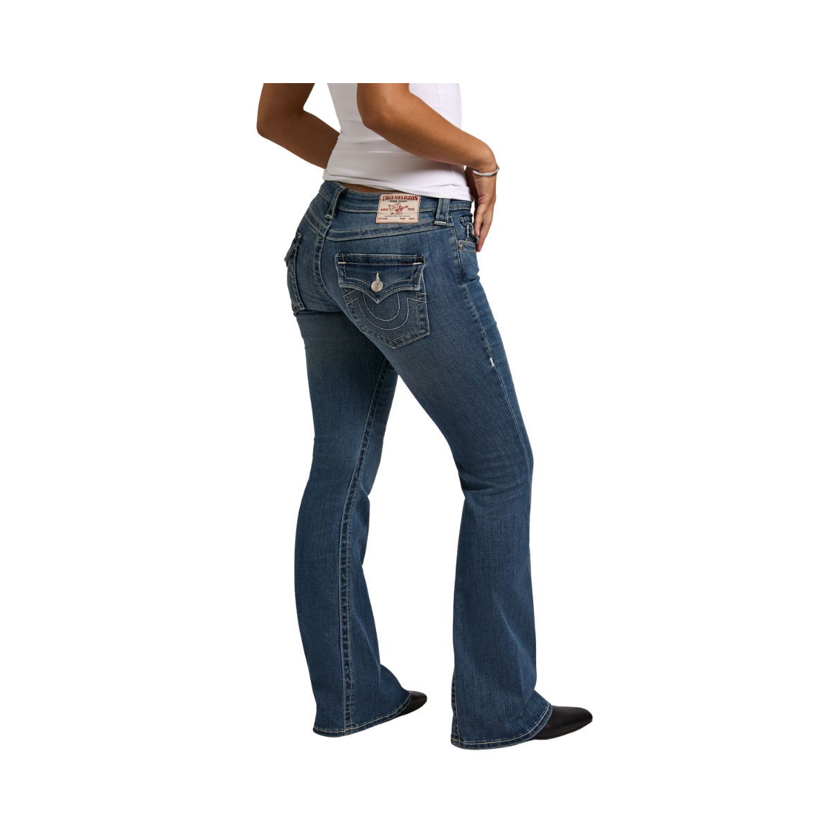Joey Low Rise Flare Flap - IOFM Arabella