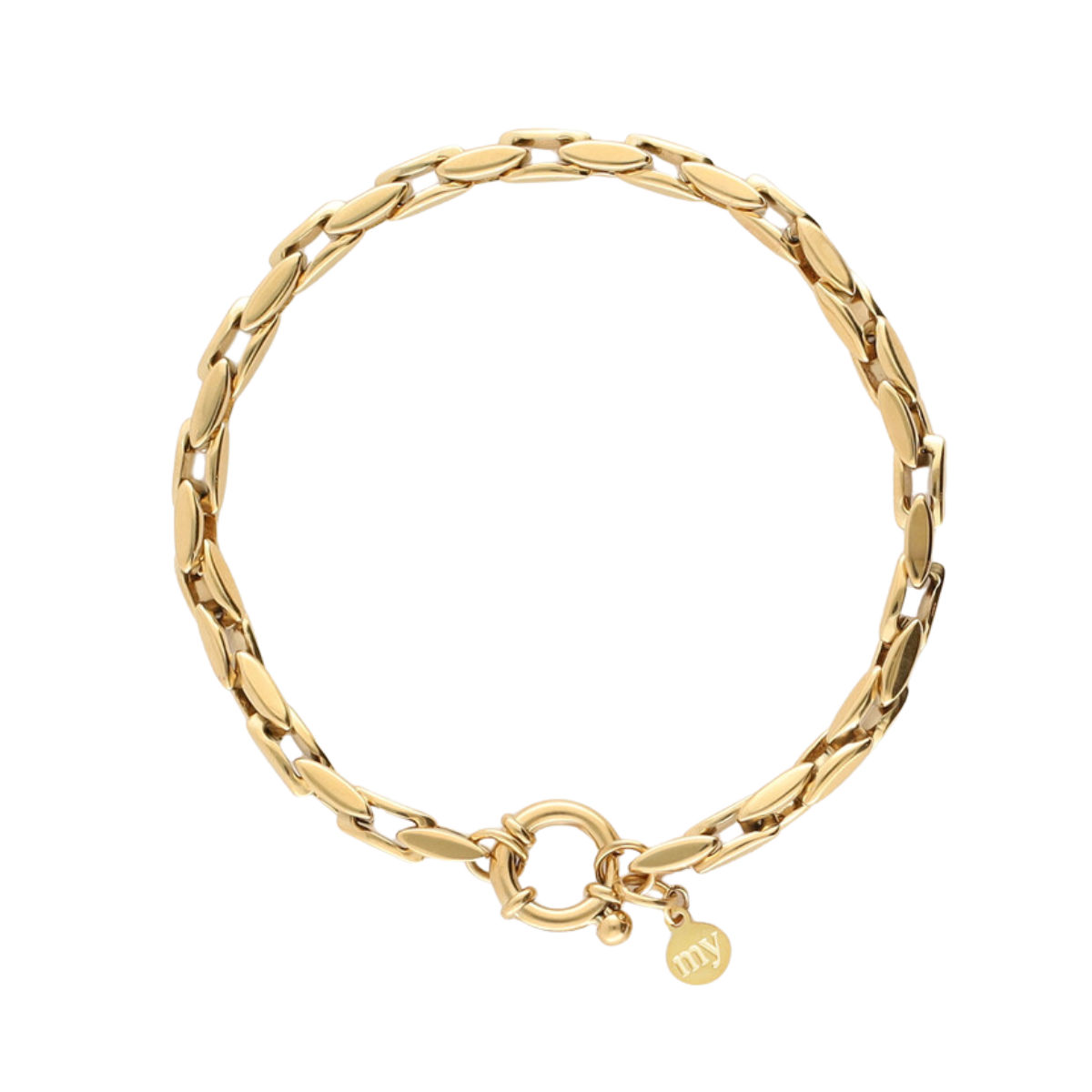 Bracelet chain lock - Gold