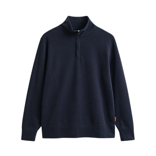 Gant LIGHT SACKER HALF ZIP - EVENING BLUE