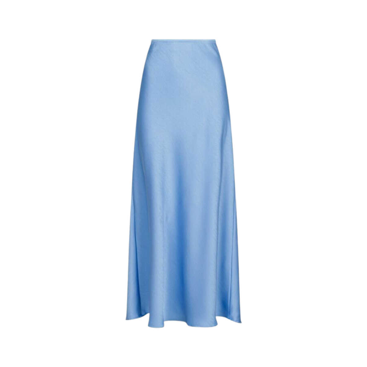 Vicky Heavy Sateen Skirt - Blue