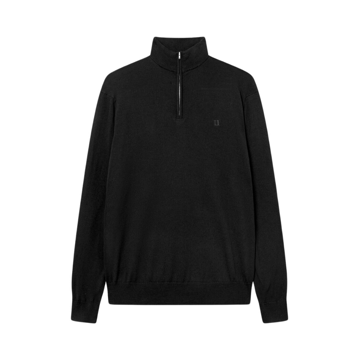 Greyson Half-Zip Merino Knit - Black