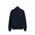 Casual Cotton Halfzip - Blue