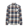 Dune Regular Checked Flannel Shirt - Navy