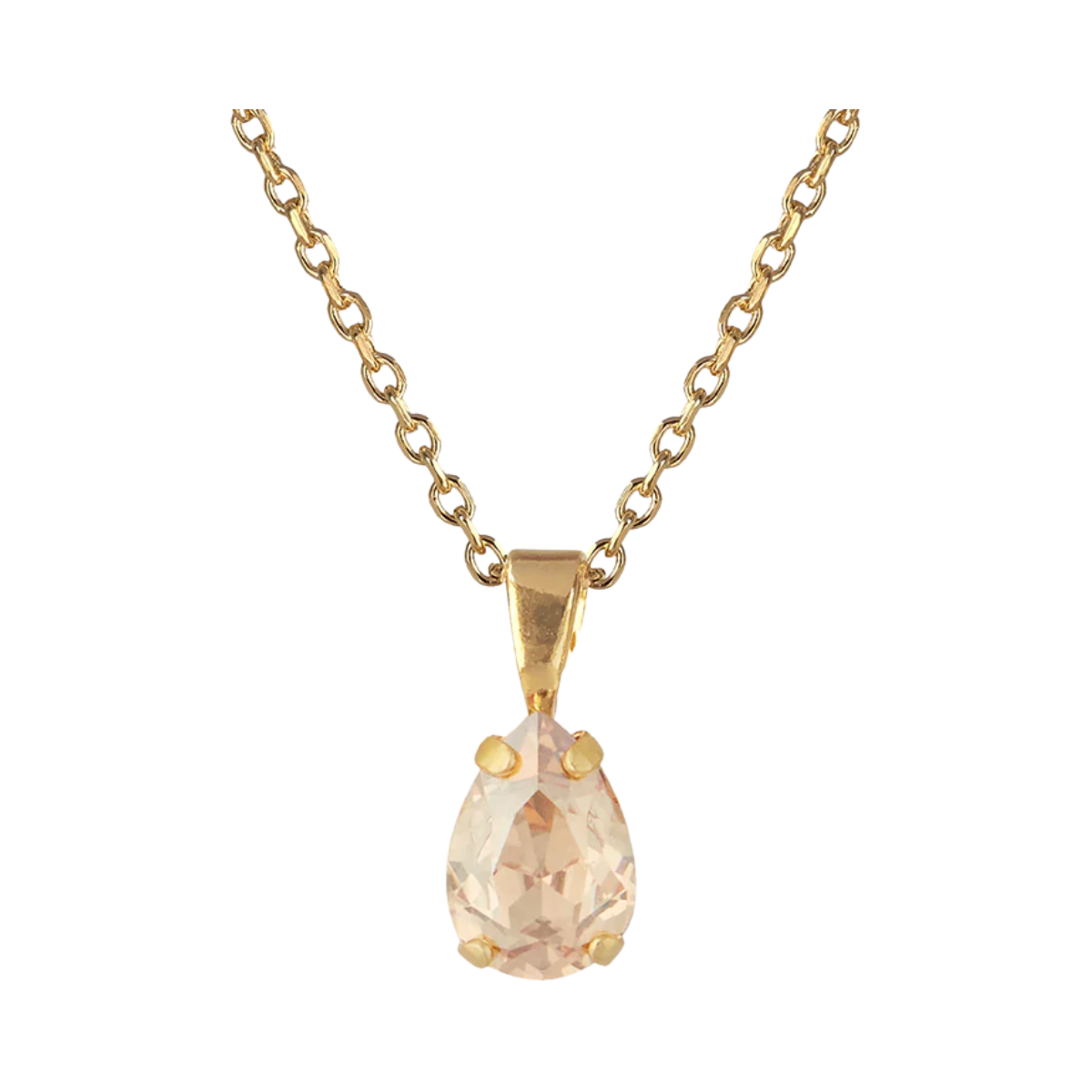Petite Drop Necklace Gold - GOLDEN SHADOW