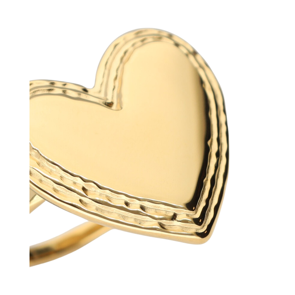 Ring stmt heart - 1200 Gold