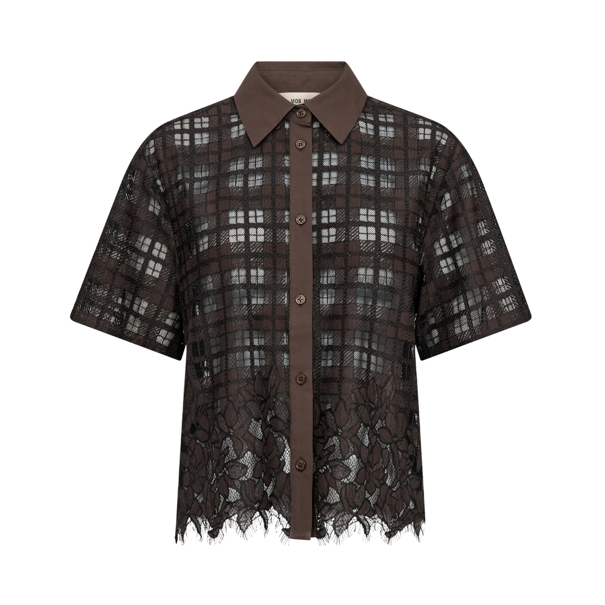 MMLia Checko SS Lace Shirt - Delicioso