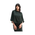Thea Satin Tee - Deep Forest