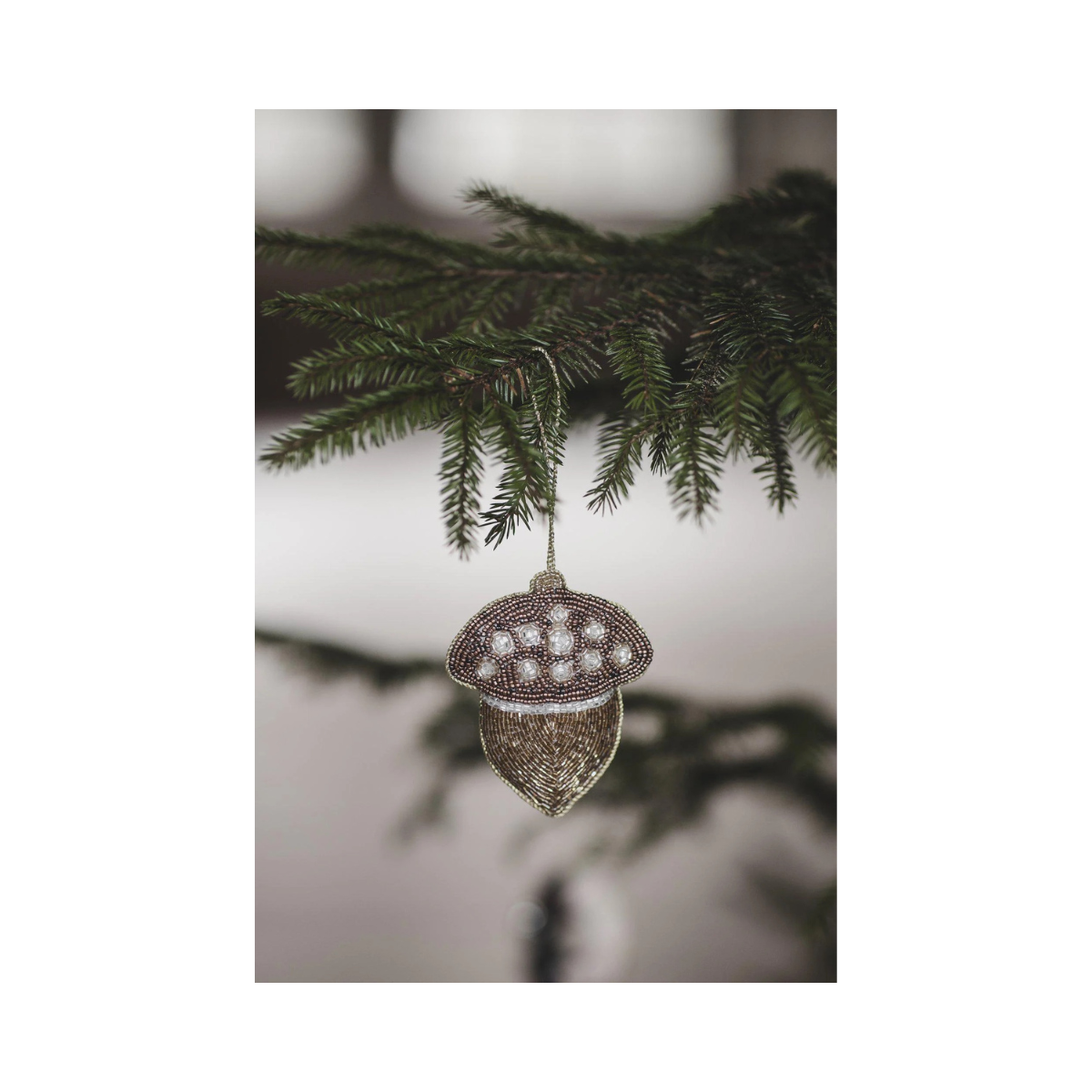 Ornament Acorn Julgransdekoration - gold