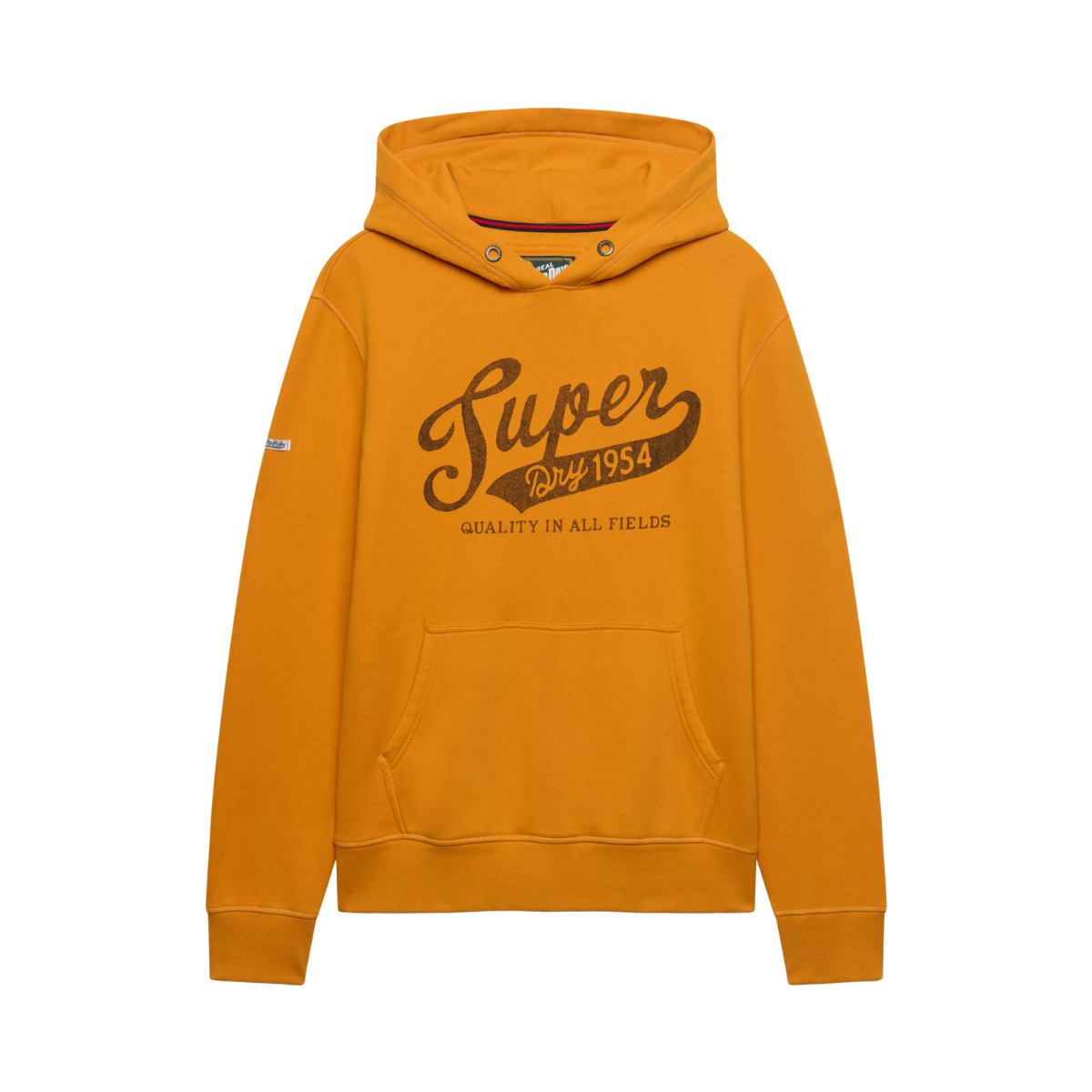 Vintage Script Hood - Track Gold