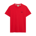 Essential Stacked Logo Emb Tee - Lollipop Red/Navy