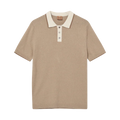MMGFrancesco Polo SS Knit - Dune