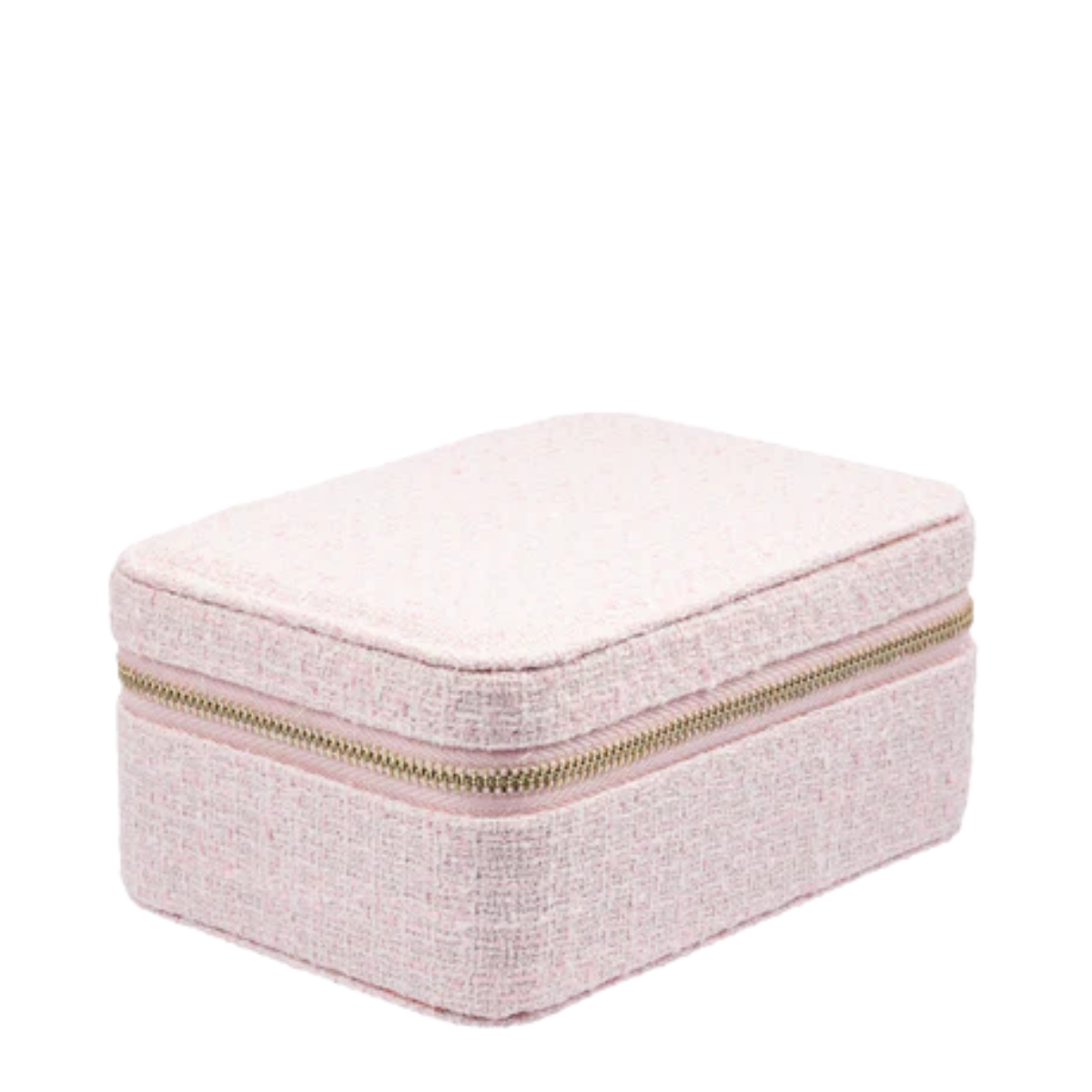 Tweed Jewellery Box - Cotton Candy