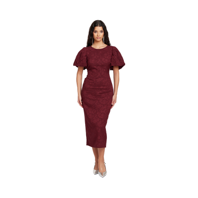 Liz Long Dress - Burgundy