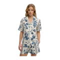 Beach Printed S/S Shirt - Jeane Floral Cream