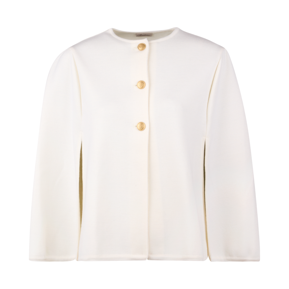 Lo Knit Poncho - White