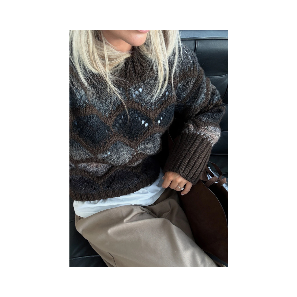 Latanna Knit - Brown Multi