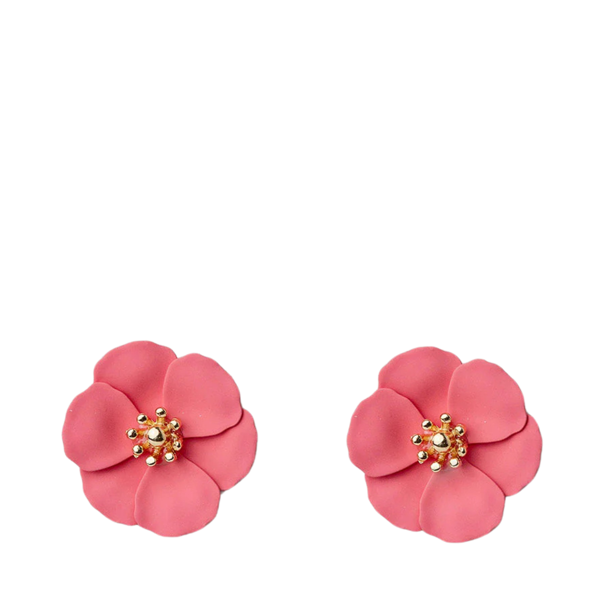 Flowe Small Earring - Coral