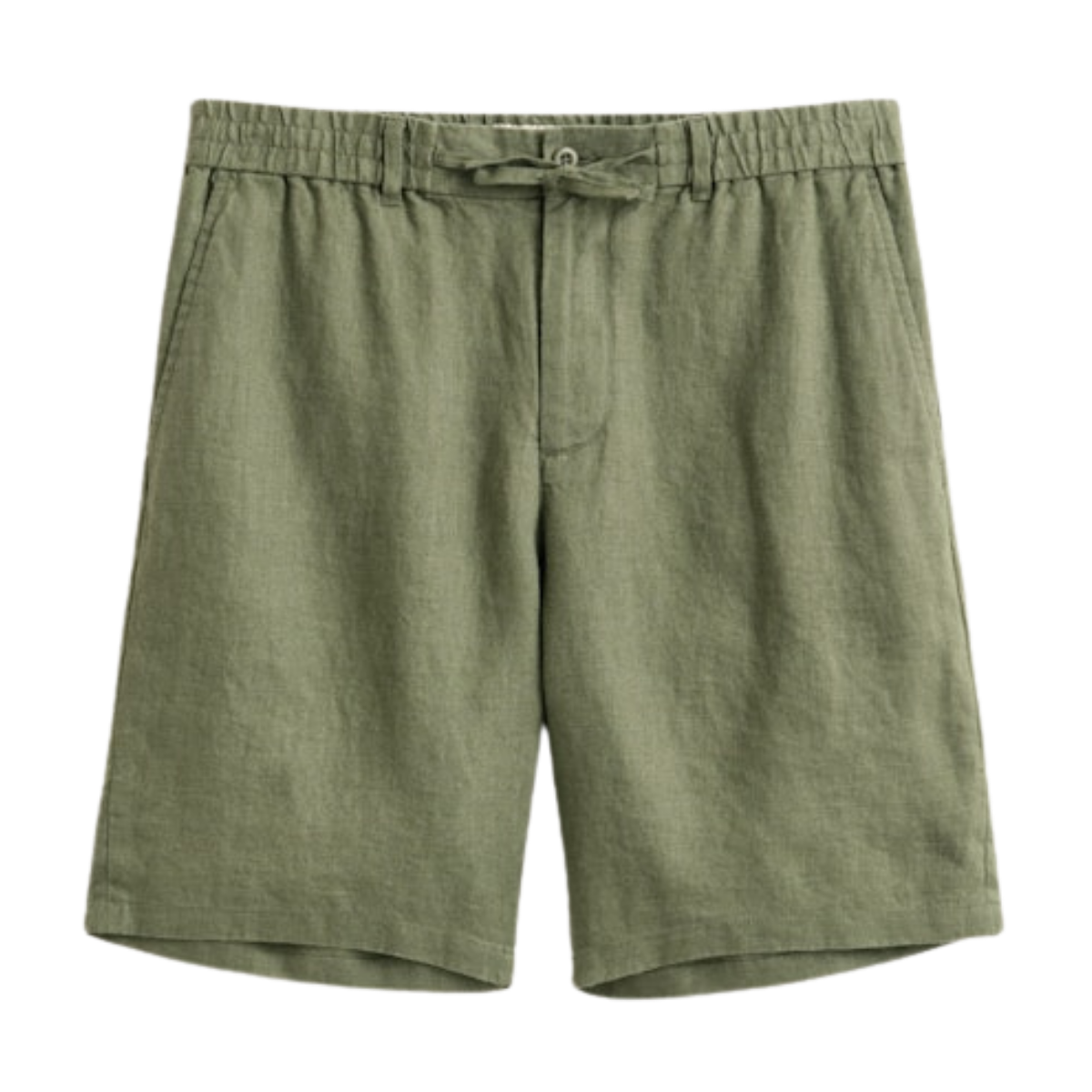 Reg Linen DS Shorts - Dry Herb Green
