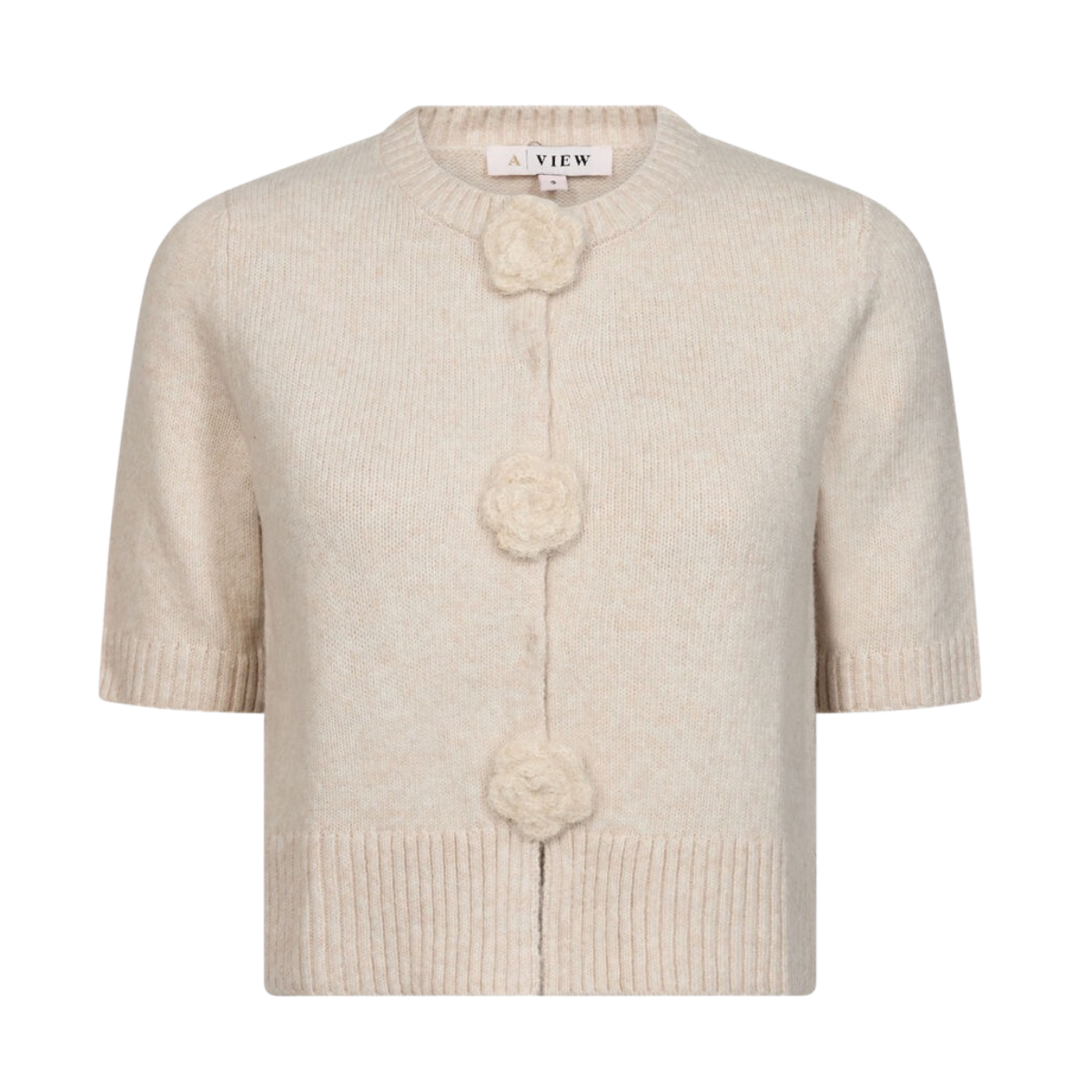 Agnes Knit Cardigan - Light sand