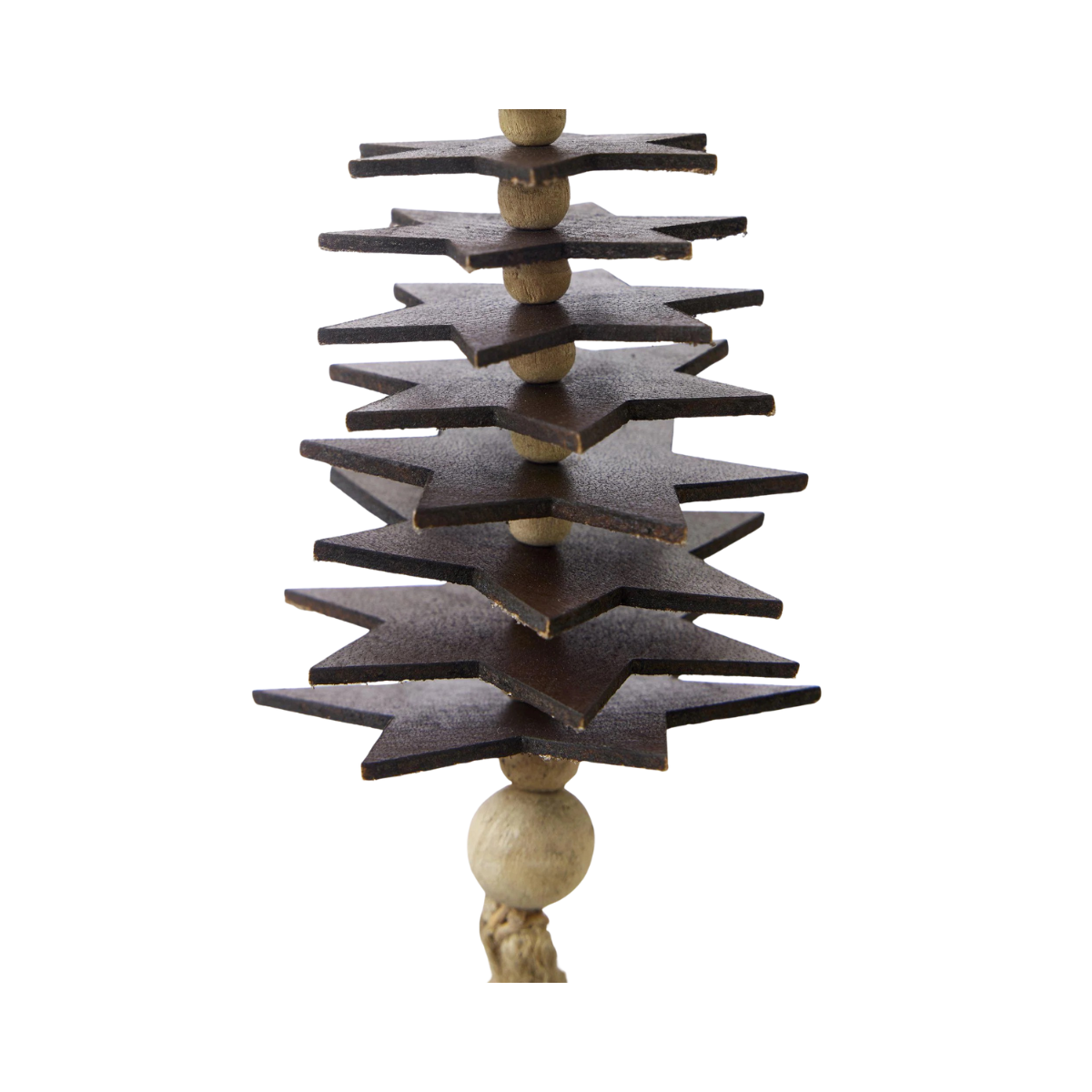 Ornament Stars Julgransdekoration - Brown