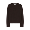Soft Wool Crewneck Sweater - Dark Chocolate