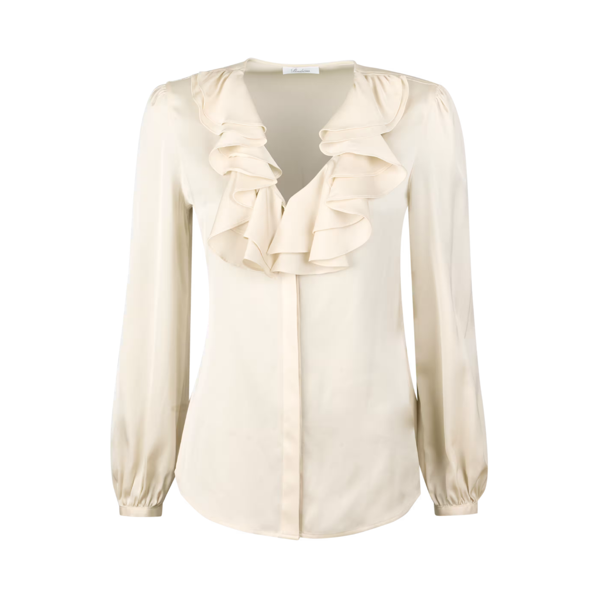 Mona Blouse Frill - Champagne