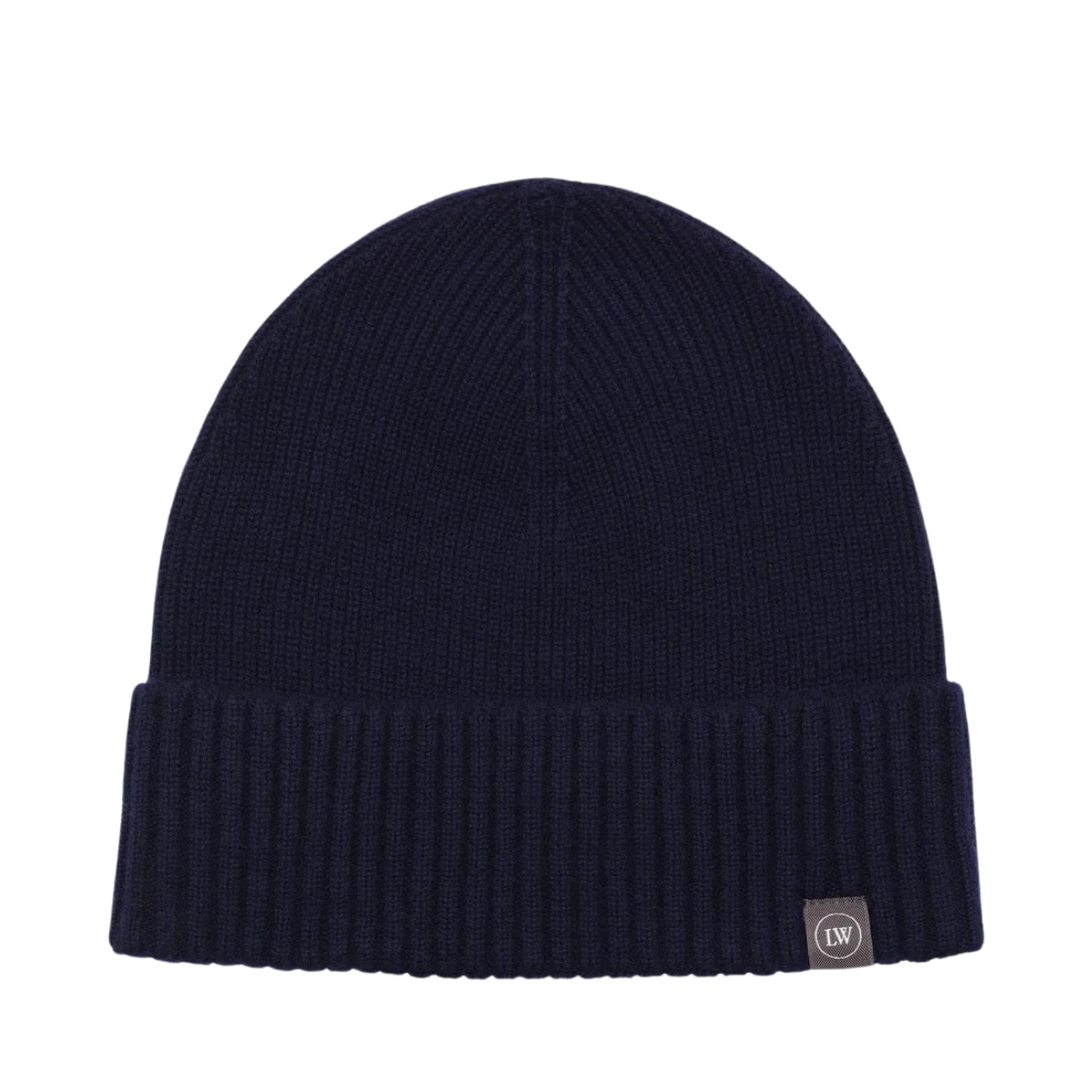 Cashmere Blend Beanie - Navy