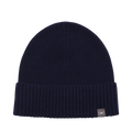 Cashmere Blend Beanie - Navy