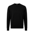 Pullover Knitted Crew Neck - Black