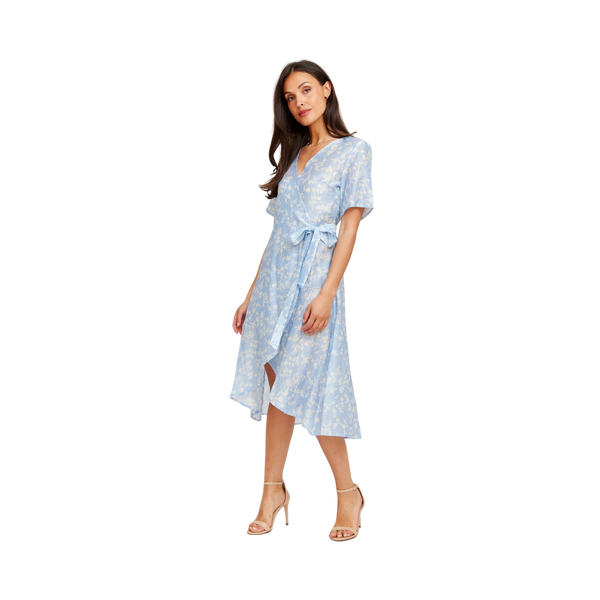 Mimmi Dress - Blue Flower Print