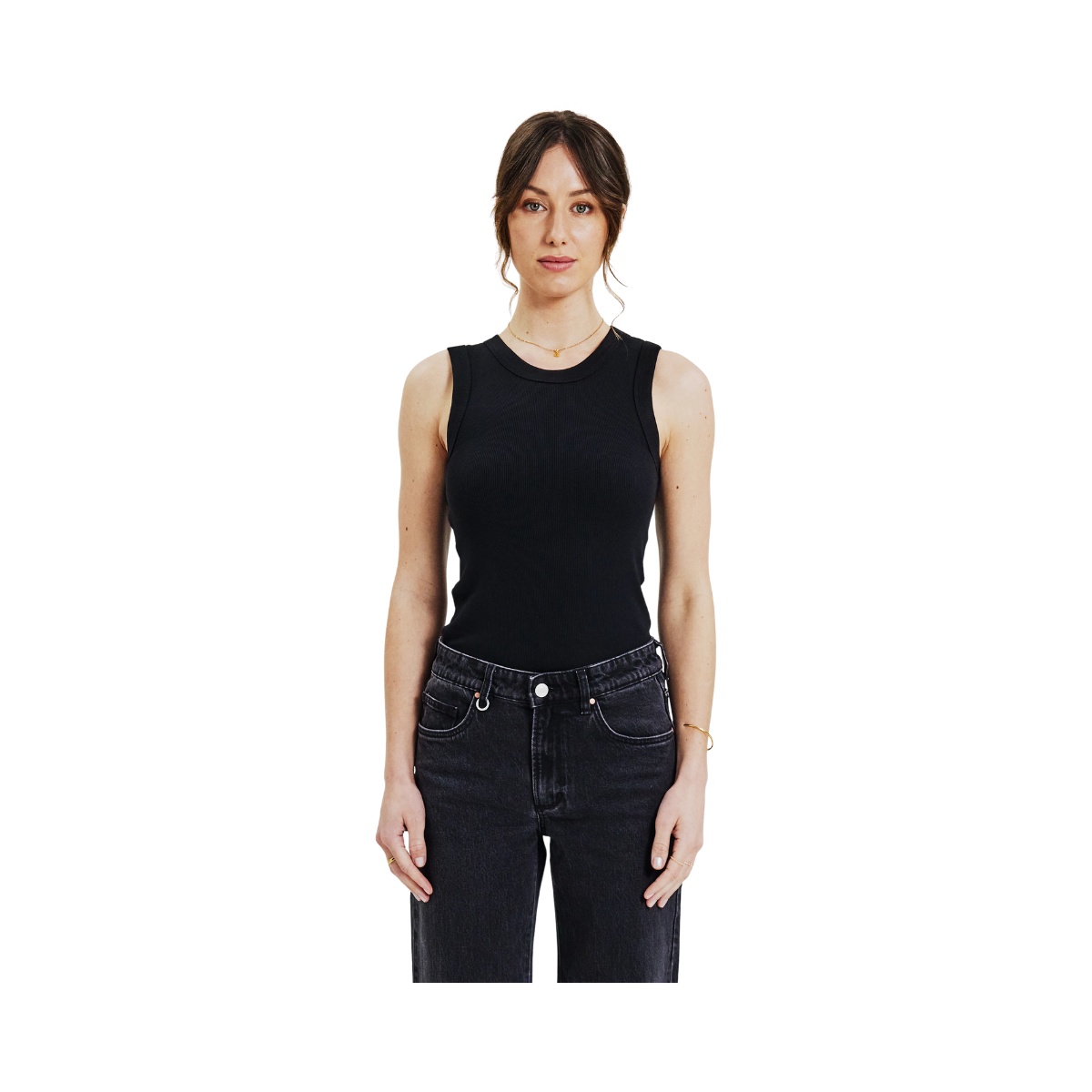 Tank Crew Neck - Black