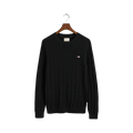 Cotton Cable C-Neck - Black