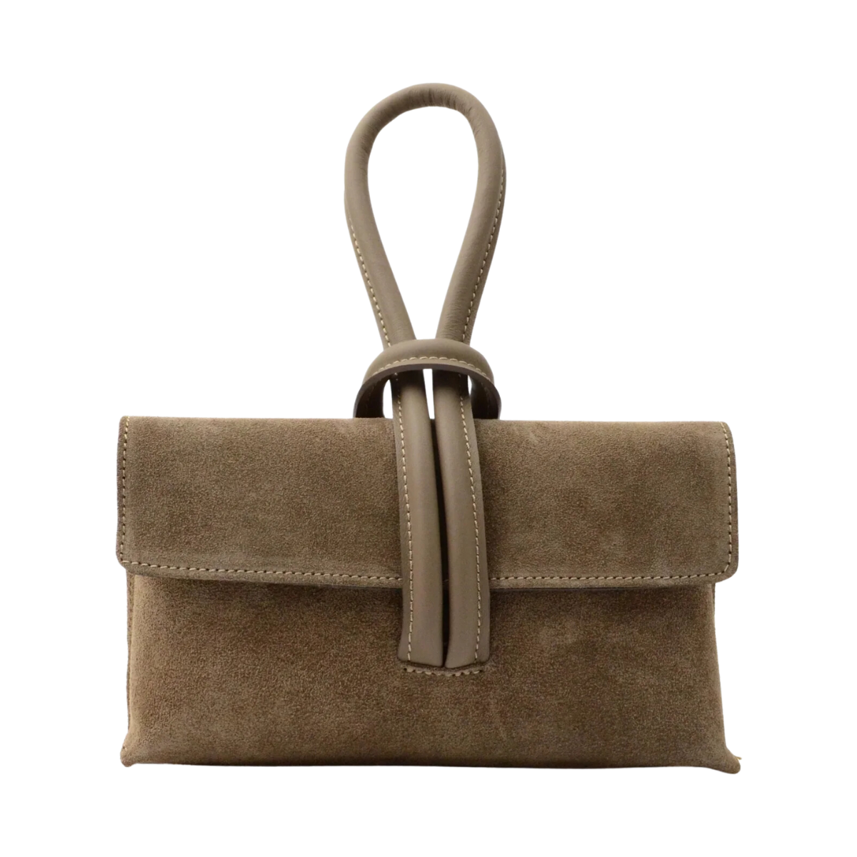 Suede Bag - Taupe