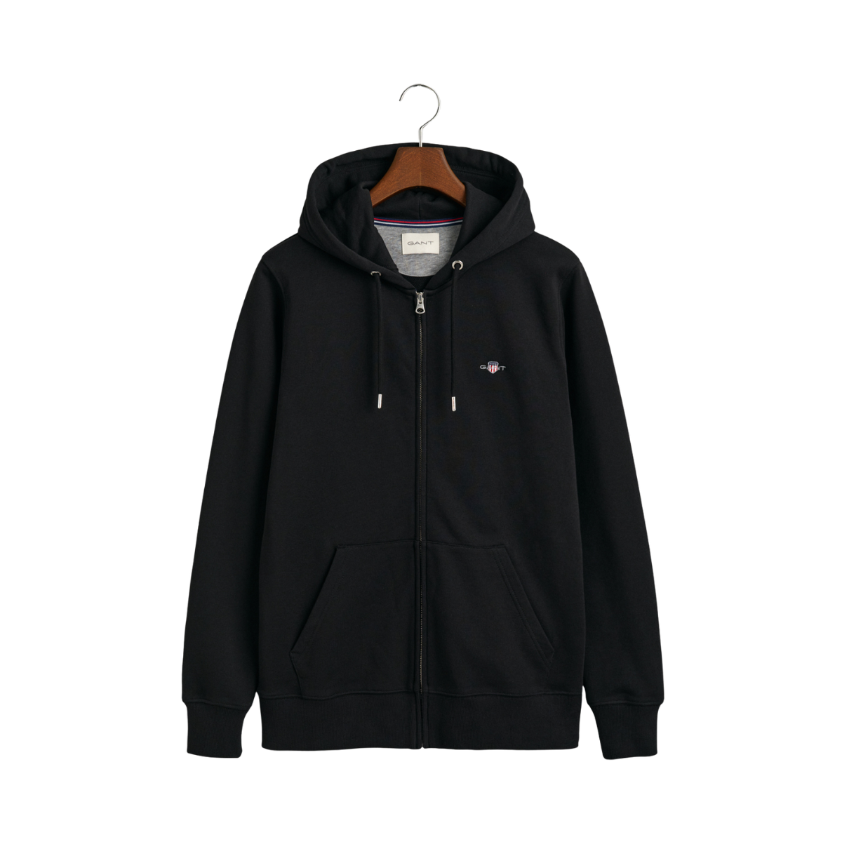 Shield Full Zip Hoodie - Black