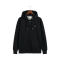 Shield Full Zip Hoodie - Black