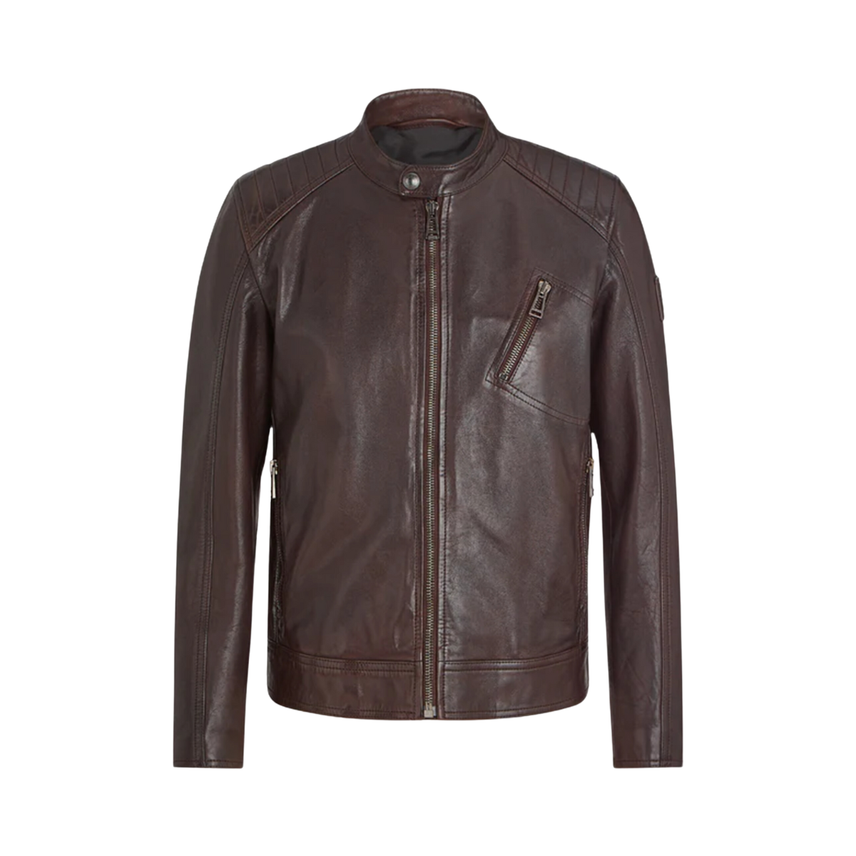 V Racer Jacket - Brown