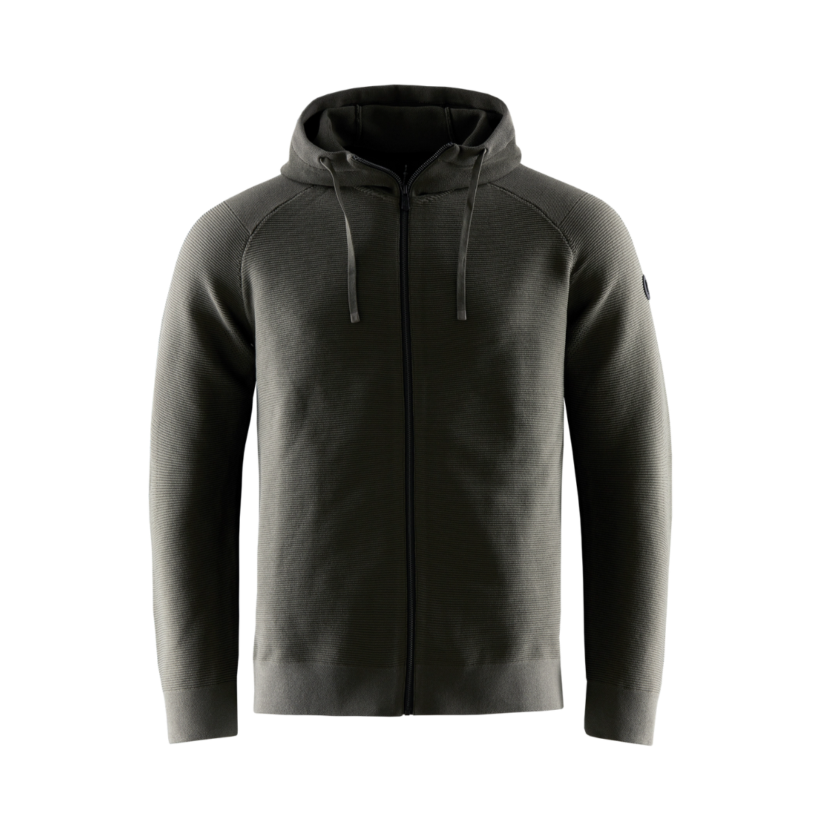 Element Seamless Zip Hood - Mud Green